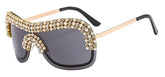 Les lunettes de soleil à strass Hollywood - Plusieurs couleurs